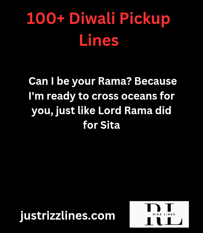 "Diwali Pick Up Lines"
